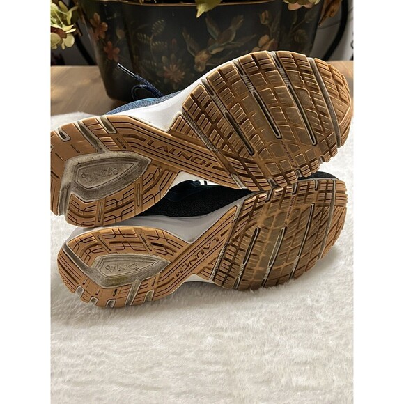 Brooks Launch 5 Womens Gray Blue Purple Running Training Shoes Size 10 - Picture 11 of 11